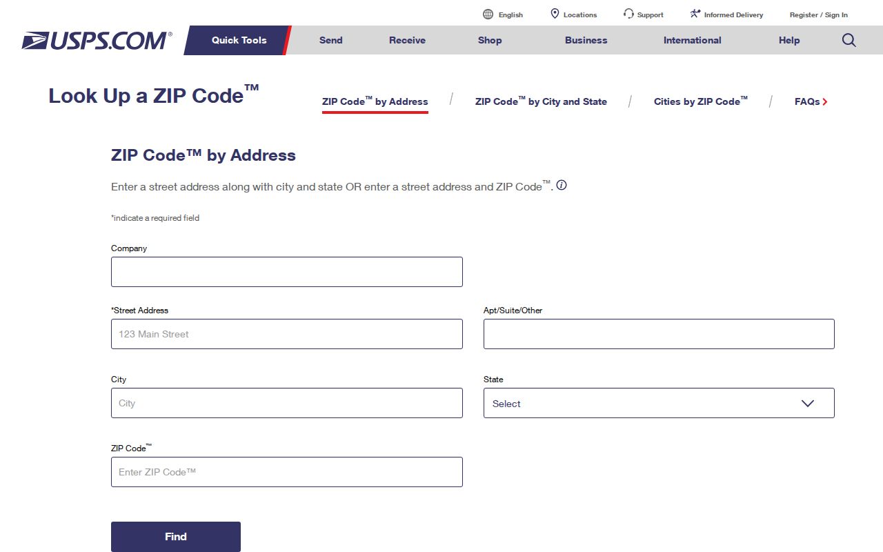 Allegheny County ZIP code directory USPS delivery lookup
